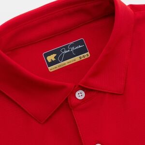 Jack Nicklaus Red Dune Solid Stripe Polo XL EUC